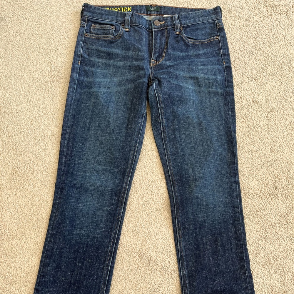 LIKE NEW J. CREW Women’s Matchstick straight leg jeans. Size 29 short